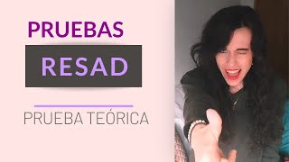 PRUEBAS RESAD  Parte Teórica Pruebas de Acceso a la Real Escuela Superior de Arte Dramático [upl. by Labina]