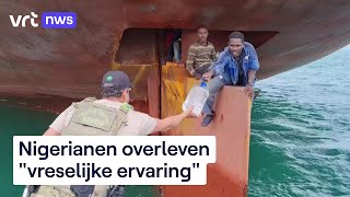 Nigerianen vluchten op het roer van een schip naar Europa maar bereiken na 2 weken Brazilië [upl. by Evelina973]