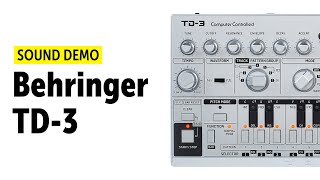 Behringer TD3 Sound Demo no talking with Source Audio Ventris [upl. by Aldwin]