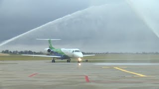 Daily air service returns to Dubuque Regional Airport through Denver Air Connection [upl. by Dustie]