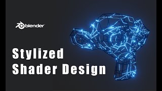 Blender Stylized Shader Design  With material nodes [upl. by Brezin]