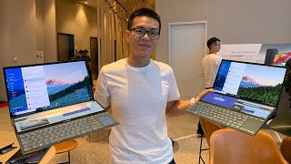 Preview – ASUS ZenBook Pro Duo UX581 โน้ตบุ๊คจอ 156″  14″ ในเครื่องเดียว สุดล้ำ สเปก i9  RTX 2060 [upl. by Arac]