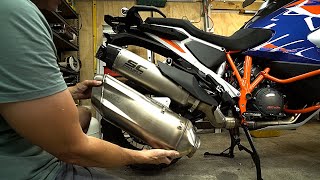 KTM 1290 Adventure SC Project Muffler [upl. by Stasny747]