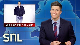 Weekend Update Tom Brady Regrets Roast 800 PeeStained Jeans  SNL [upl. by Nairda]