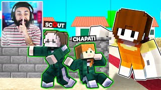 I TROLLED officialscoutop IN SQUID GAME  MINECRAFT [upl. by Zorina]