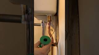 Replacing a toilet fill valve and copper pipework asmr plumber diy tools howto subscribe [upl. by Atlas]