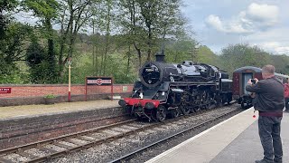 Churnet valley railway may steam gala [upl. by Ellehcim]