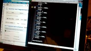 AVR Multiplexing of 4x 7Segment LEDs [upl. by Milman333]