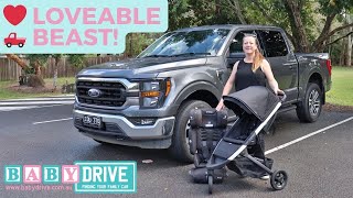 2024 Ford F150 XLT review child seat test  Is bigger better [upl. by Rosner]