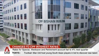 Interest rate for CPFs Special Medisave and Retirement accounts falls to 4 next quarter [upl. by Olin]