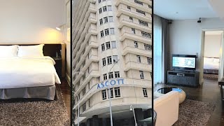 Best Hotel in Singapore  Ascott Raffles Place  Deluxe Suite Full Room Tour [upl. by Yro127]