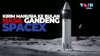 SpaceX Dipilih NASA Dalam Misi Kirim Manusia ke Bulan [upl. by Inilahs]