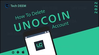 How To Delete Unocoin Account  2022 [upl. by Eicart]