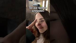 SIE war beim FRISEUR…💀😅 shortvideo comedy funny liebe freund lustig beziehung shortfeed [upl. by Hanleigh]