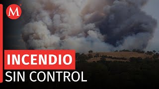 En Hidalgo pobladores solicitan ayuda urgente para combatir incendio [upl. by Vevine197]