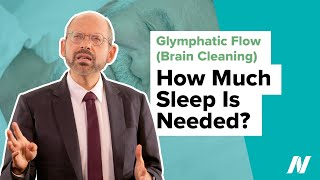 How Much Sleep Is Needed for Glymphatic Flow Brain Cleaning [upl. by Terle839]