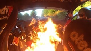 FIA ERC GEKO Ypres Rally 2014  Escape from Fire [upl. by Yelad]