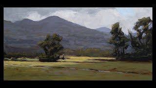 I Paint a Quick Landscape  Oil Painting Instruction [upl. by Leipzig]