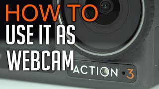 How to use Dji Osmo Action 3 as webcam [upl. by Polly]