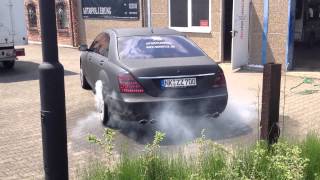 S klasse 420 CDI w221 burnout [upl. by Ahsart]