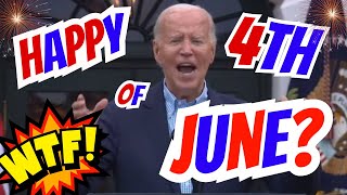 President Biden Gaffes Today from Fourth of July Remarks funny [upl. by Aihsel]