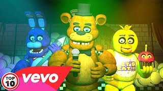 Top 10 Five Nights At Freddy’s Songs amp Animations – Part 2 [upl. by Dyrrej]