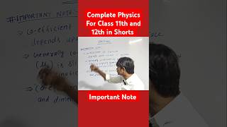 Important Note ll Friction ll Physics For Class 11th and 12th in Shorts [upl. by Ahsinot]