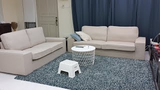 KIVIK TWO SEATER SOFA IKEA part 1 [upl. by Asertal]