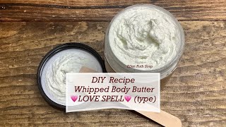 DIY How To Recipe  Restocking my BEST amp Favorite Whipped Body Butter 💗  Ellen Ruth Soap [upl. by Kristoffer]