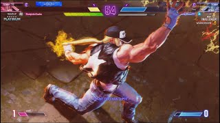 Terry Bogard from Smash Bros is HERE Street Fighter 6 Terry Ranked Matches [upl. by Elik]