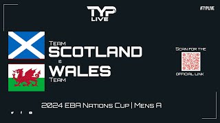 Scotland v Wales  Mens A  2024 EBA Nations Cup  Bridlington Spa Pool [upl. by Ricca173]