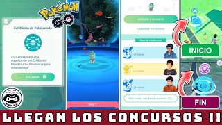 PRIMER VISTAZO A LOS CONCURSOS EN POKEMON GO [upl. by Sheffie]