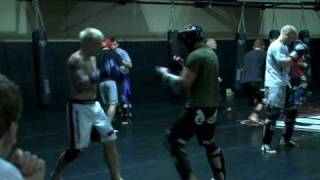 Sparring at Xtreme Couture Las Vegas [upl. by Annadal]