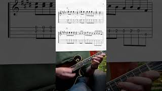 quotChristmas Times a Cominquot Mandolin Chord Melody shorts [upl. by Yahsram903]