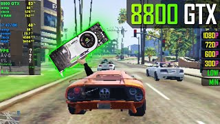 The 8800 GTX from 2006 in GTA 5 [upl. by Paquito]