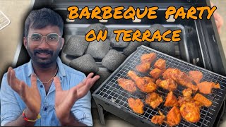 UNboxing coconut shell charcoal and preparing barbeque fun vlog with brothershyam sundar varma [upl. by Lash]