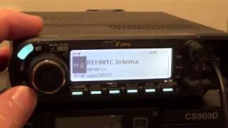 Icom D Star program any reflector without software [upl. by Amre]