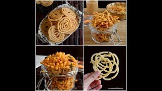 4 easy Diwali snacks for beginners [upl. by Adnovay253]