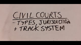 ALevel LAW OCR PAPER 1  ELS CIVIL COURTS [upl. by Cheyne]