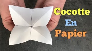 TUTO RÉALISER UNE COCOTTE EN PAPIER  UN JEU ORIGAMI  SIMPLE amp RAPIDE [upl. by Ametaf640]