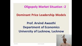 Oligopoly  Dominant Price Leadership Model [upl. by Ard935]