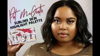 Pat Mcgrath Sublime Skin Highlighting Trio Review  Demo [upl. by Llednahc]