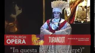 Pittsburgh Opera Turandot quotIn questa Reggia excerptquot [upl. by Aleahc]