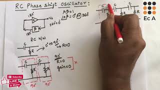 44 Ladder network oscillator  RC phase shift oscillator  EC Academy [upl. by Doane]