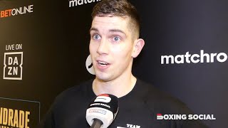 Thomas OToole Reacts to BRUTAL First Round KO Win in New Hampshire  Predicts AndradeQuigley [upl. by Arhna]