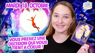 💕VOUS PRENEZ UNE DÉCISION QUI VOUS TIENT À COEUR  Tirage du jour  mardi 18 octobre [upl. by Atika]