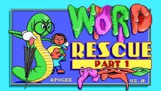 LGR  Word Rescue and Math Rescue  DOS PC Game Review [upl. by Misaq]