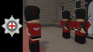 Coldstream Guards Sentry Duties Buckingham Palace [upl. by Itsim932]