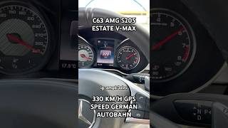 C63 AMG S205 top speed 300 kmh german autobahn amg mercedes mercedesbenz c63 topspeed [upl. by Auohp]