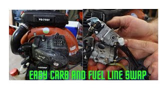 Echo PB 755T Backpack blower Tune up and carb swap Easy DIY step by step [upl. by Purcell84]